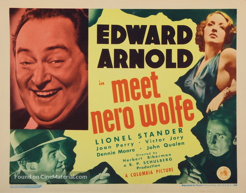 Meet Nero Wolfe - Movie Poster