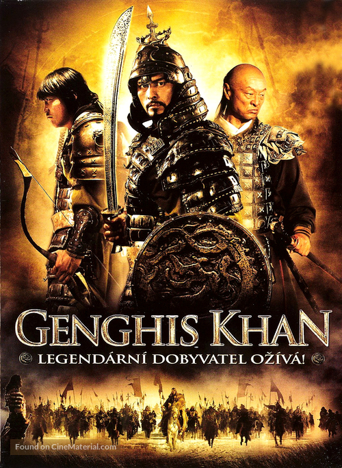 Tayna Chingis Khaana - Czech DVD movie cover