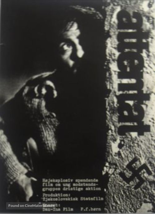 Atent&aacute;t - Danish Movie Poster