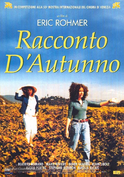 Conte d&#039;automne - Italian poster