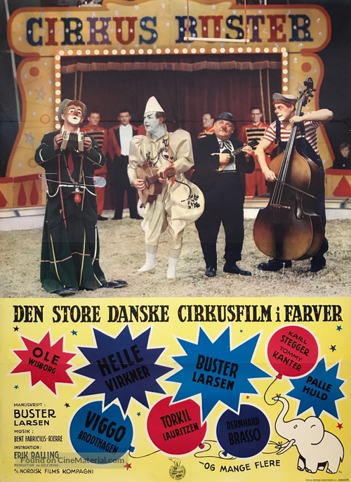 Cirkus Buster - Danish Movie Poster