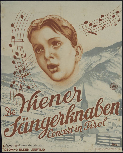 Konzert in Tirol - Dutch Movie Poster