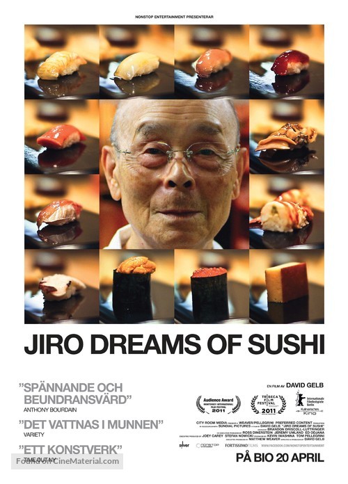 Jiro Dreams of Sushi - Swedish Movie Poster