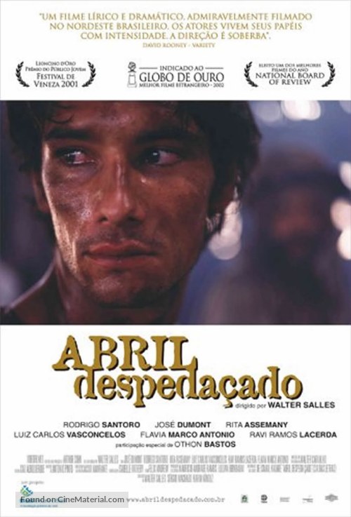 Abril Despeda&ccedil;ado - Brazilian Movie Poster