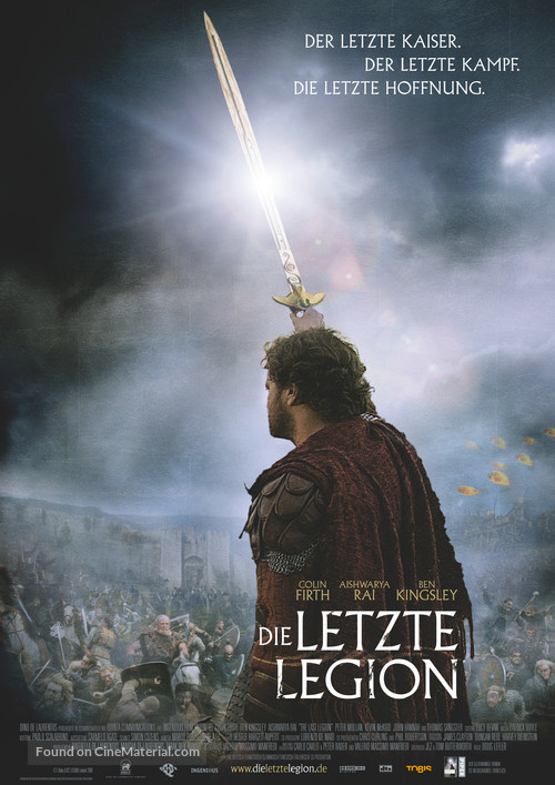The Last Legion - German Movie Poster
