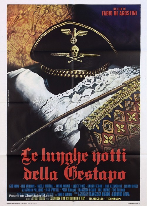 Le lunghe notti della Gestapo - Italian Movie Poster