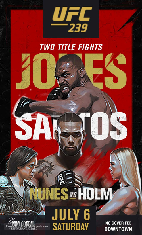 UFC 239: Jones vs. Santos - Movie Poster