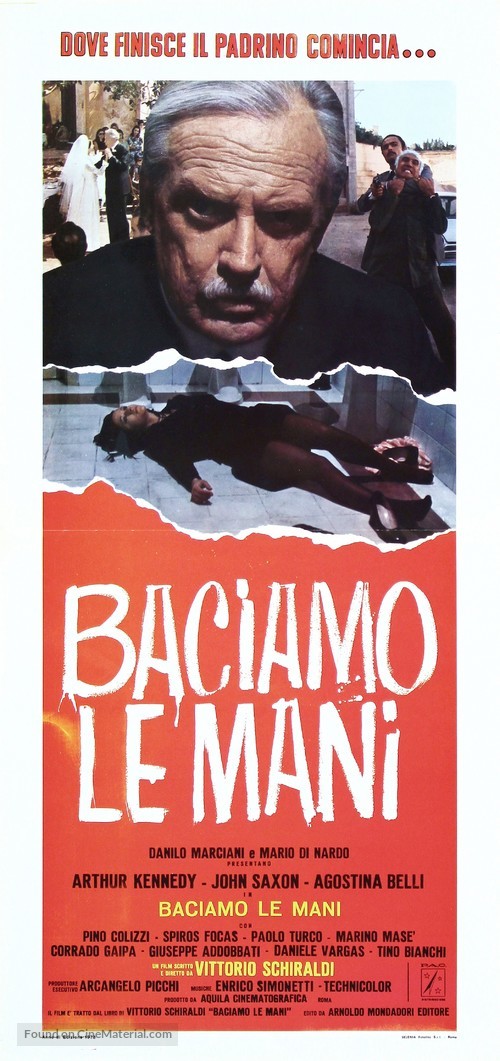 Baciamo le mani - Italian Movie Poster