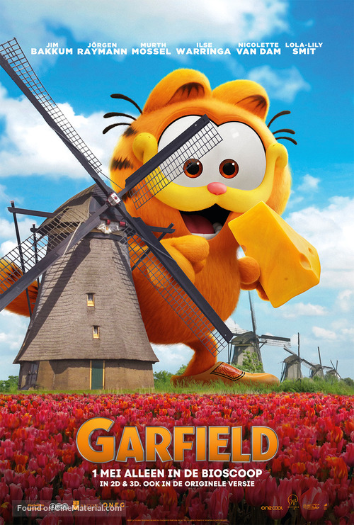 The Garfield Movie - Dutch Movie Poster