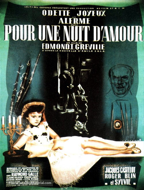 Pour une nuit d&#039;amour - French Movie Poster