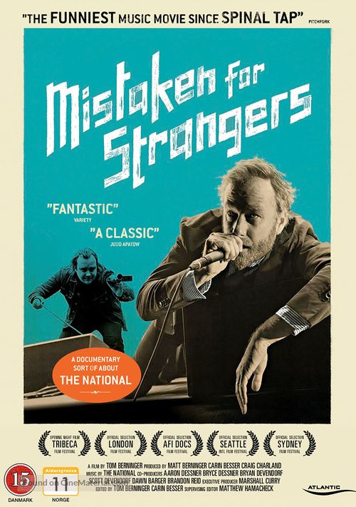 Mistaken for Strangers - Danish DVD movie cover