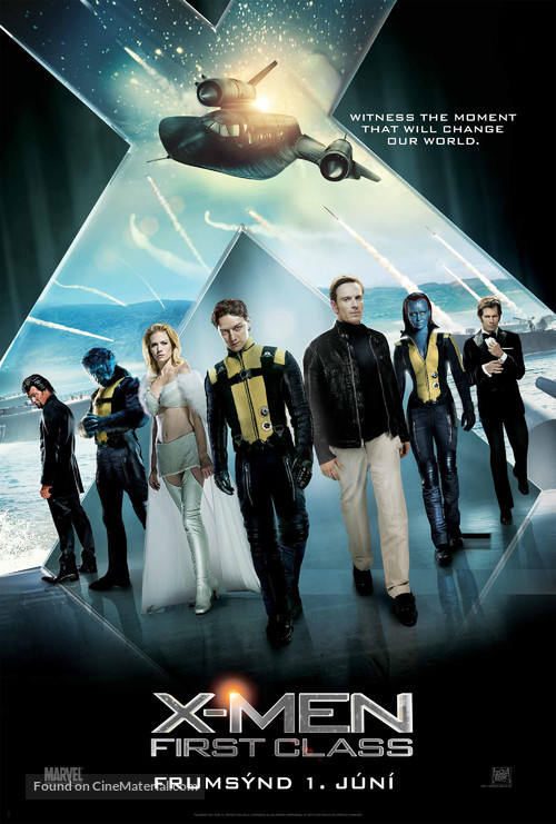 X-Men: First Class - Icelandic Movie Poster