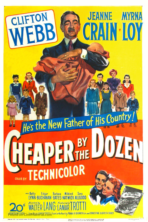 Cheaper by the Dozen - Movie Poster