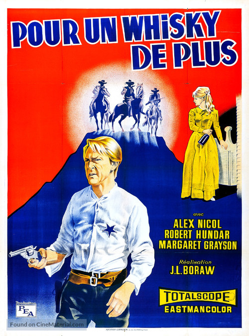 Cavalca e uccidi - French Movie Poster