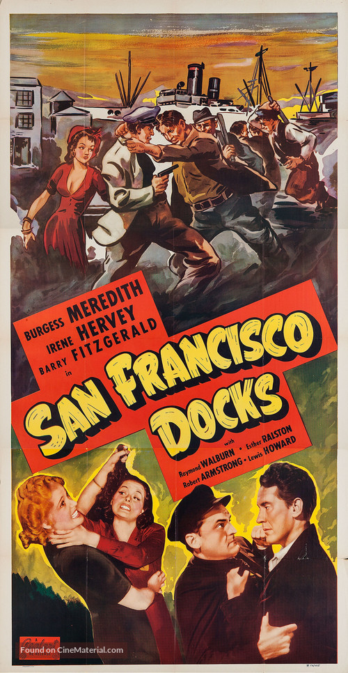 San Francisco Docks - Movie Poster
