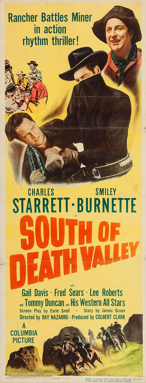 South of Death Valley - Movie Poster