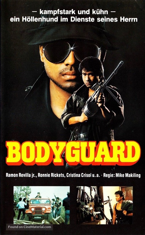 Bodyguard: Masyong Bagwisa Jr. - German VHS movie cover