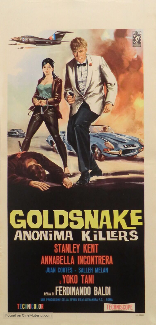 Goldsnake &#039;Anonima Killers&#039; - Italian Movie Poster