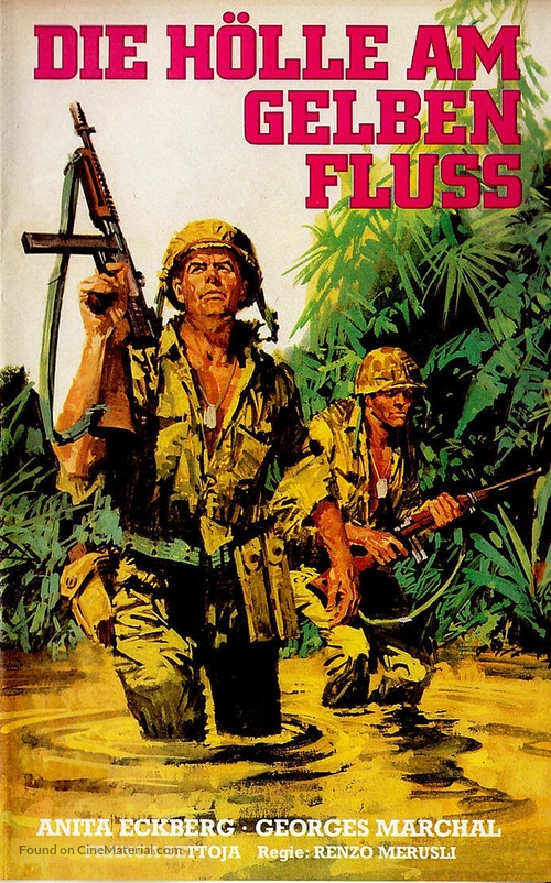 Apocalisse sul fiume giallo - German VHS movie cover