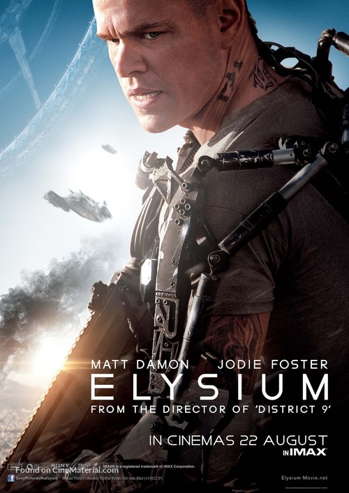 Elysium - Malaysian Movie Poster