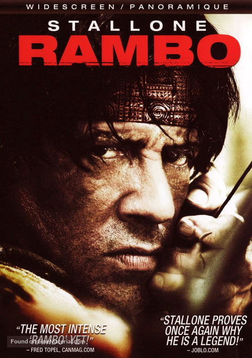 Rambo - Canadian DVD movie cover