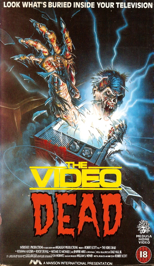 The Video Dead - British VHS movie cover