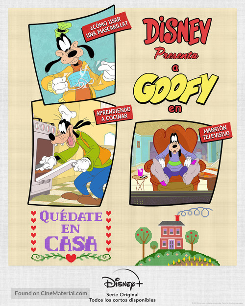 Disney Presents Goofy in How to Stay at Home - Mexican Movie Poster