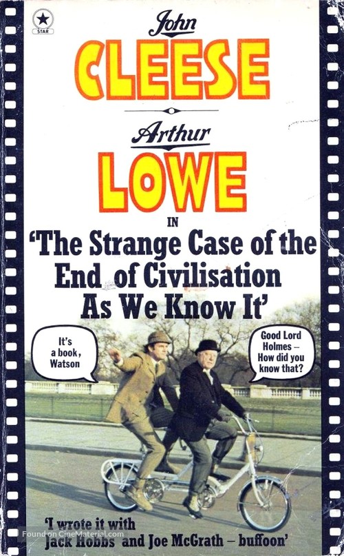 The Strange Case of the End of Civilization as We Know It - British VHS movie cover