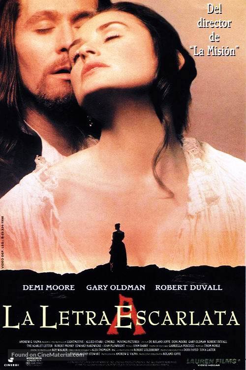 The Scarlet Letter - Spanish Movie Poster
