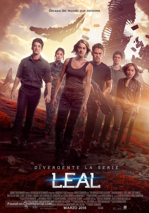 The Divergent Series: Allegiant - Colombian Movie Poster