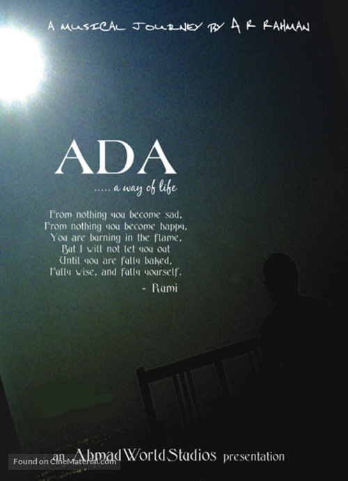 Ada... A Way of Life - Indian Movie Poster