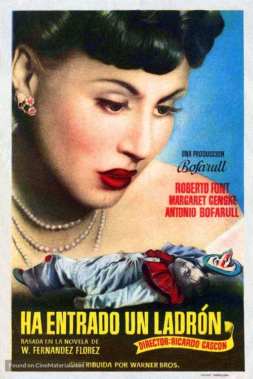 Ha entrado un ladr&oacute;n - Spanish Movie Poster