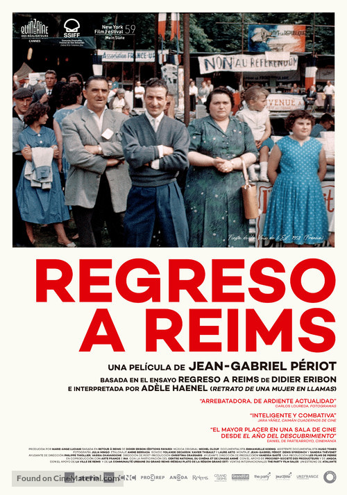 Retour &agrave; Reims (Fragments) - Spanish Movie Poster