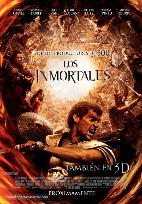 Immortals - Chilean Movie Poster