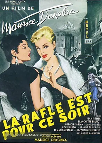 La rafle est pour ce soir - French Movie Poster