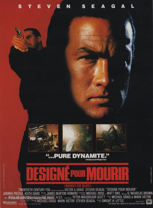 Marked For Death - French Movie Poster