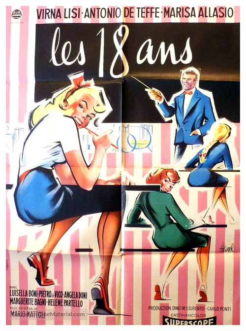 Le diciottenni - French Movie Poster
