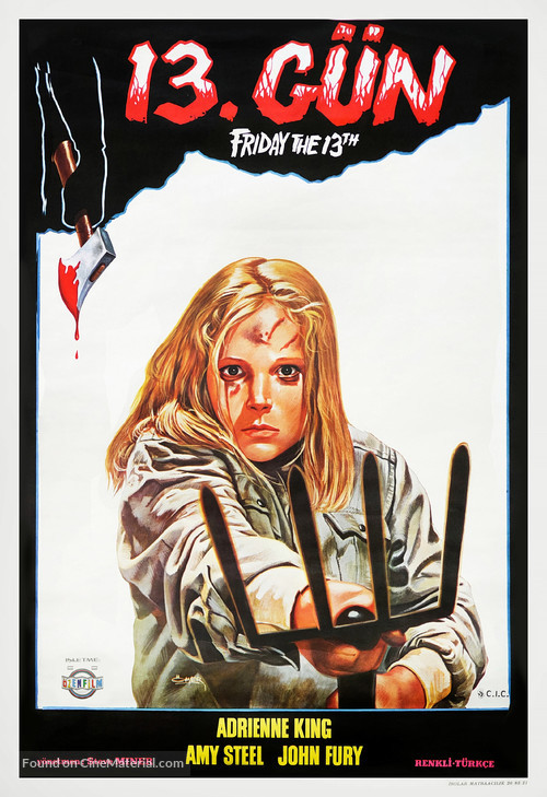 Friday the 13th Part 2 - Turkish Movie Poster
