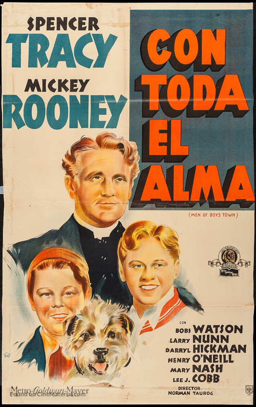 Men of Boys Town - Argentinian Movie Poster