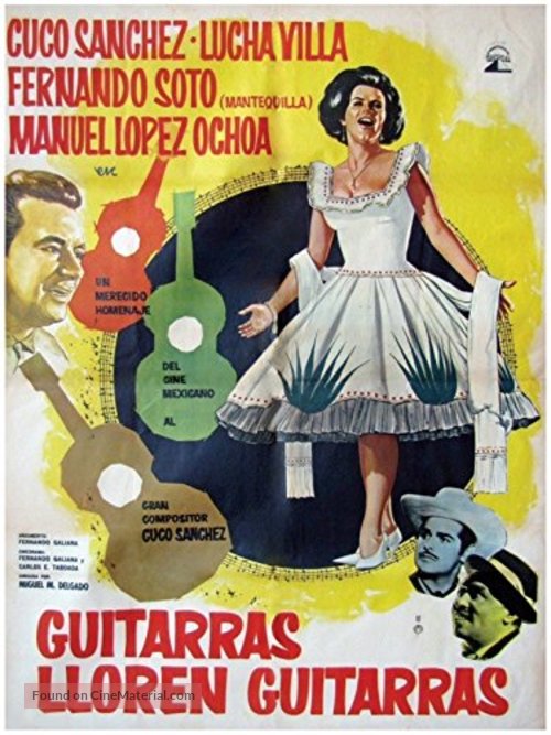 Guitarras lloren guitarras - Mexican Movie Poster