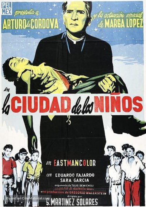 La ciudad de los ni&ntilde;os - Mexican Movie Poster