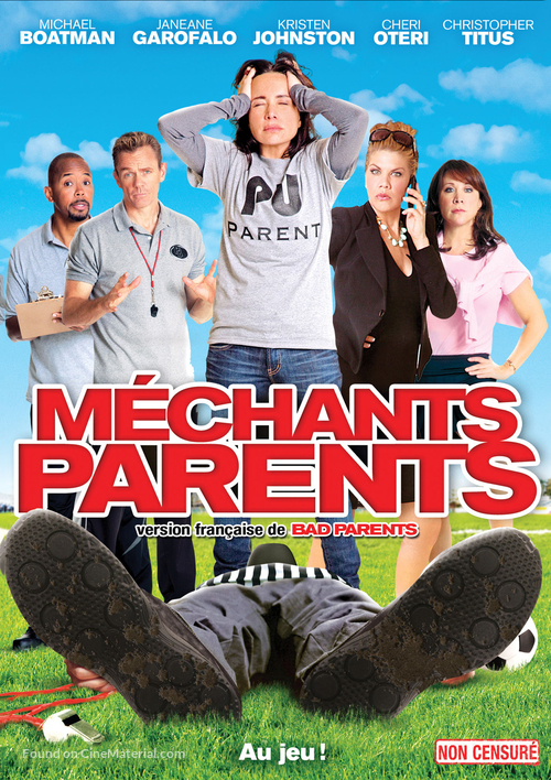 Bad Parents - Canadian DVD movie cover