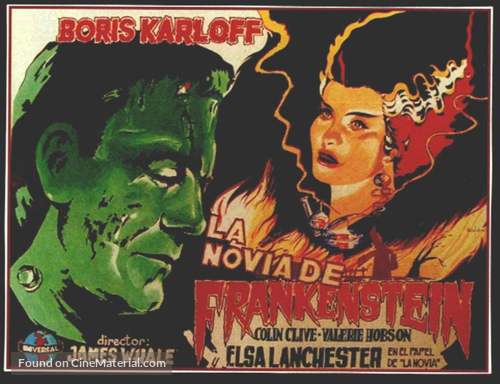 Bride of Frankenstein - Spanish Movie Poster