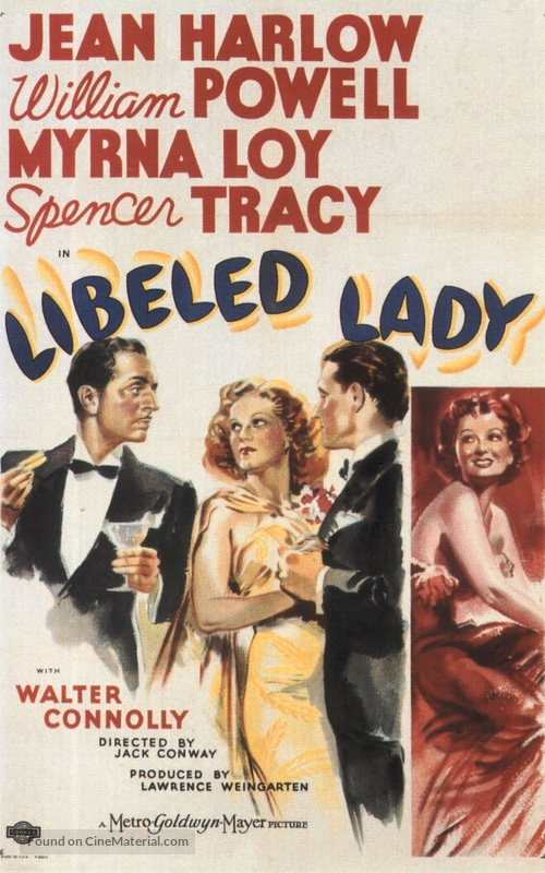 Libeled Lady - Movie Poster