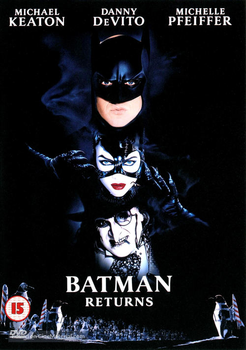 Batman Returns - British DVD movie cover