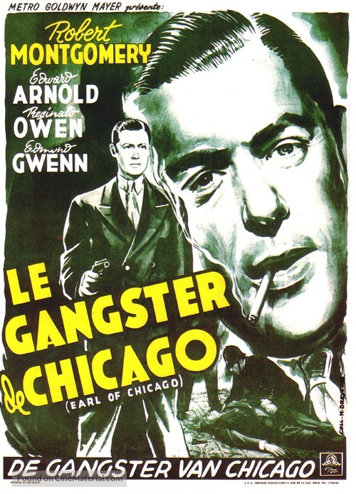 The Earl of Chicago - Belgian Movie Poster