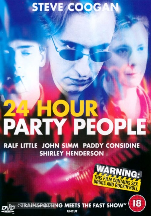 24 Hour Party People - British DVD movie cover