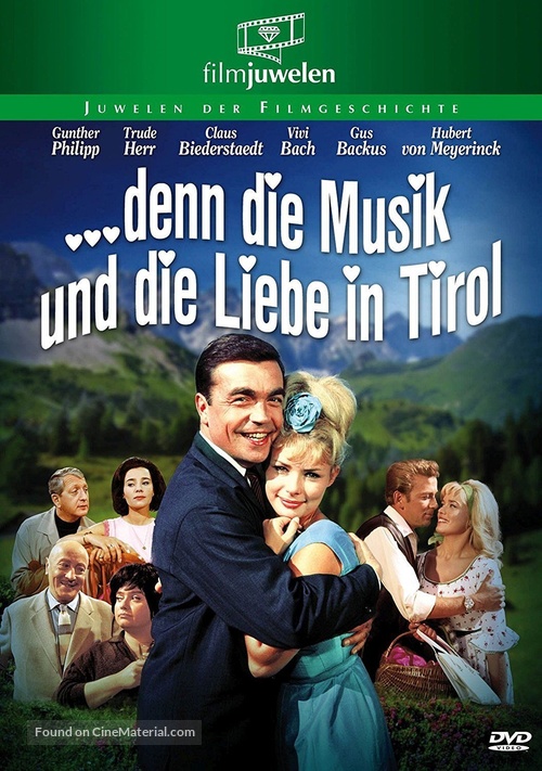 ...denn die Musik und die Liebe in Tirol - German DVD movie cover