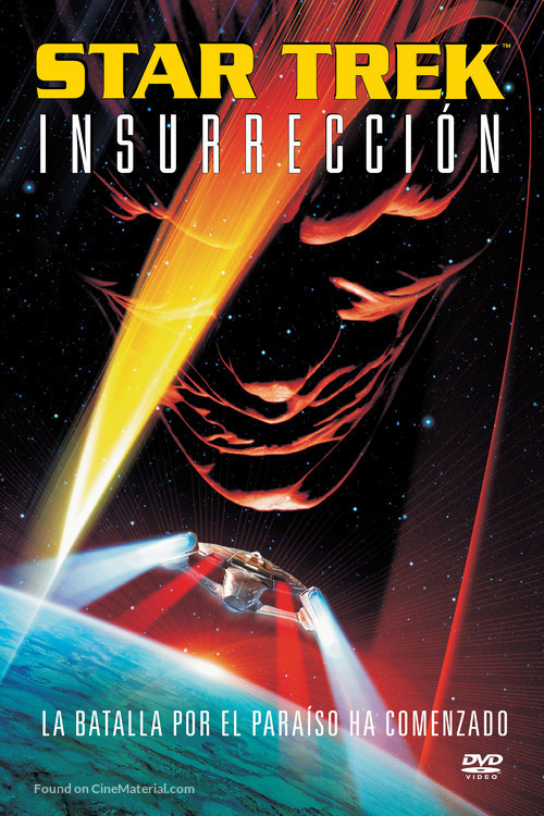 Star Trek: Insurrection - Spanish DVD movie cover
