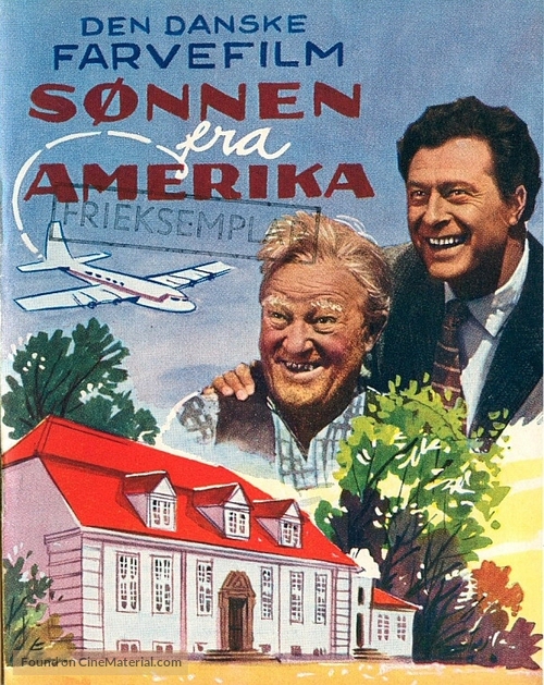 S&oslash;nnen fra Amerika - Danish Movie Poster